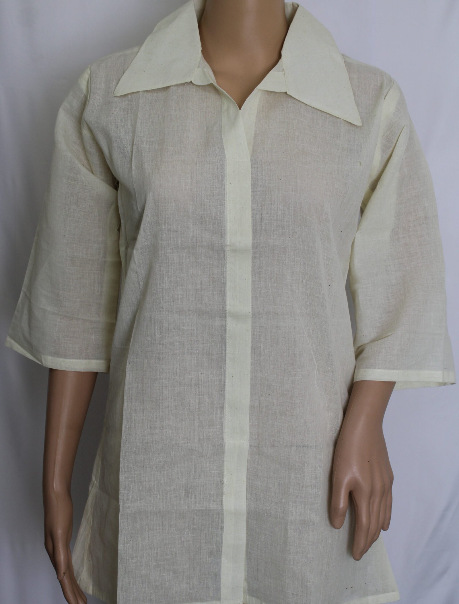 Khadi Co-Ord Set Tunic Jacket and Matching Pant with Cotton Shirt - Image 5