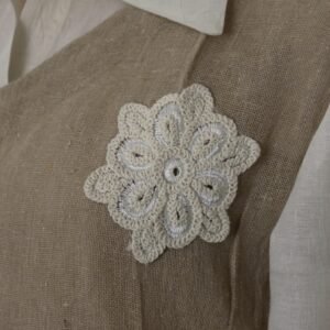 Khadi Co-Ord Set Tunic Jacket and Matching Pant with Cotton Shirt - Thumbnail Image 10