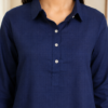 Navy Blue Cotton Co-ord Set - Thumbnail Image 4