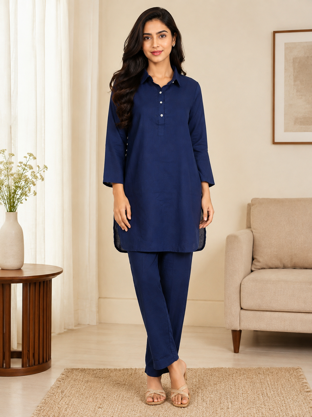 navy-blue-cotton-co-ord-set