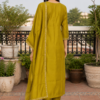 Women Muslin Kurta Pant Set with Dupatta | Beaded Embroidery Sequins Work - Thumbnail Image 2
