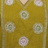 Women Muslin Kurta Pant Set with Dupatta | Beaded Embroidery Sequins Work - Thumbnail Image 4