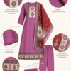 Vatican Cotton Pink Printed Salwar Suit with Matching Dupatta - Thumbnail Image 6