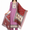 Vatican Cotton Pink Printed Salwar Suit with Matching Dupatta - Thumbnail Image 4